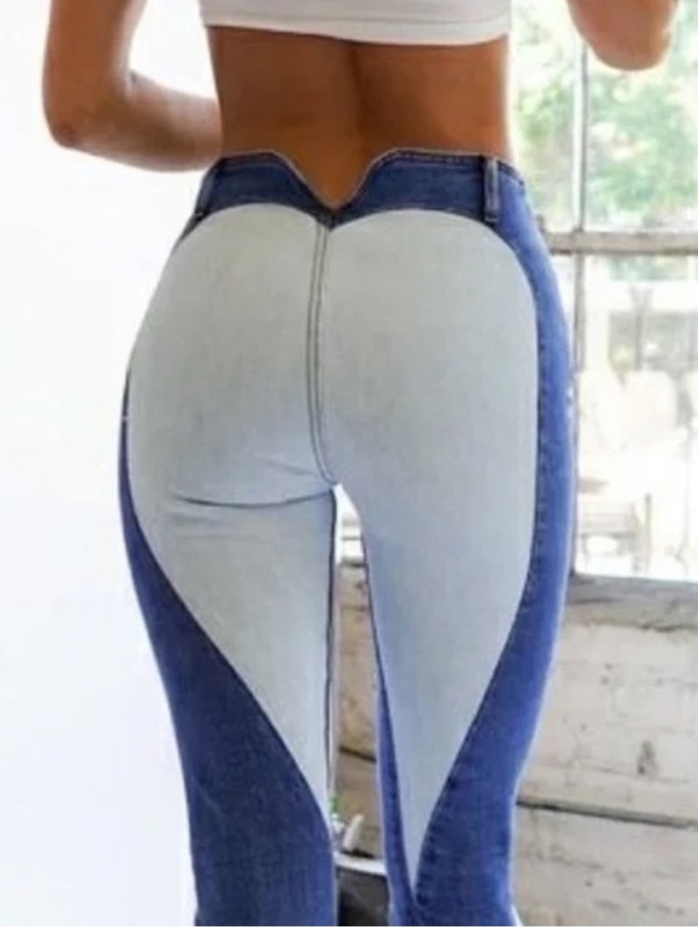 REVICE Dark Blue Straight Leg Women's Jeans - Picture 4 of 4